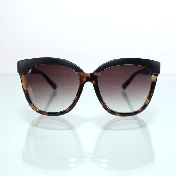 Kenneth Cole Reaction Oversized Sunglasses - Dark Havana/Gradient Brown - NWT - Picture 1 of 10